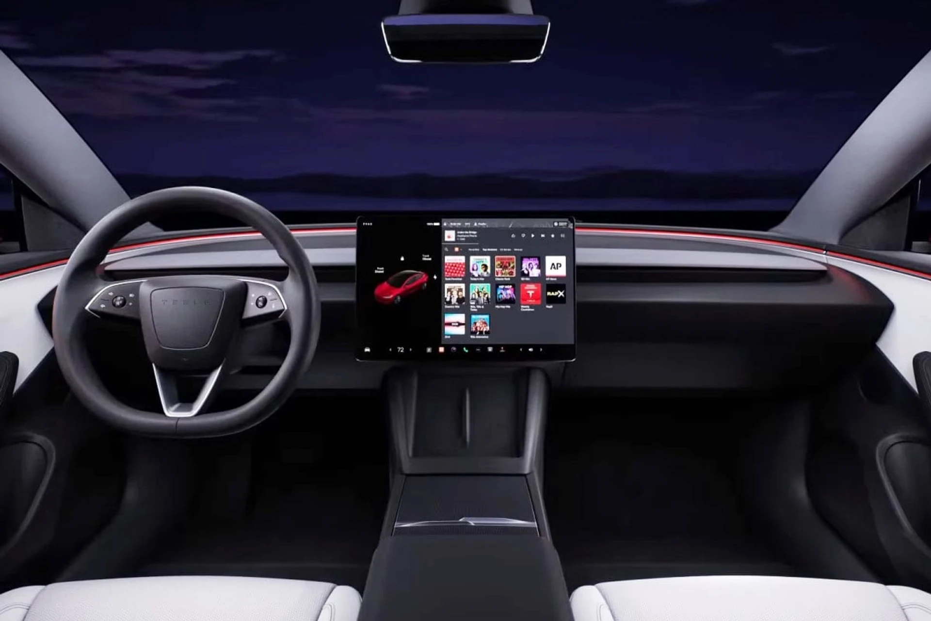 Tesla Model 3 inside