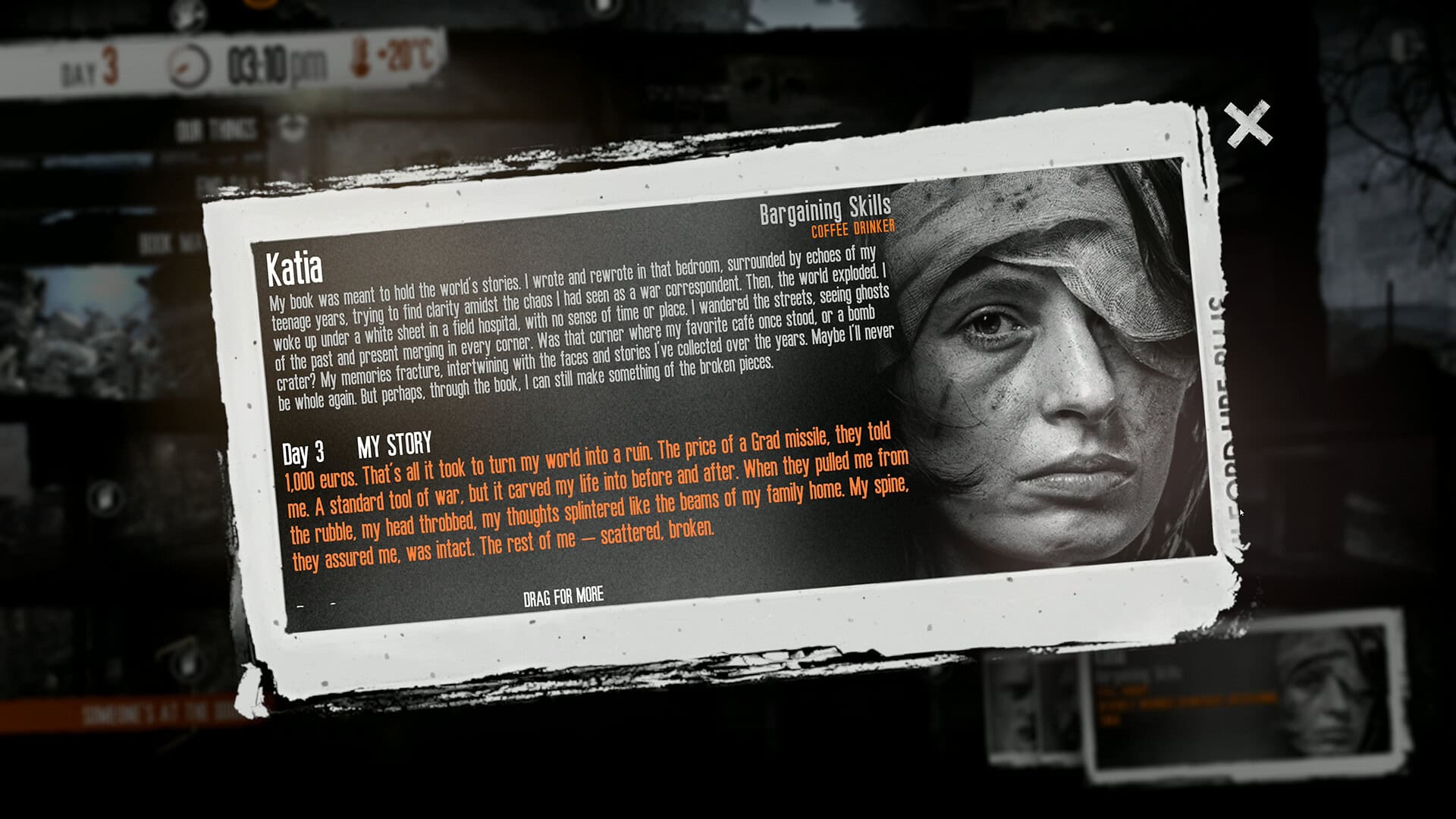 This War of Mine DLC Forget Celebrations Charity