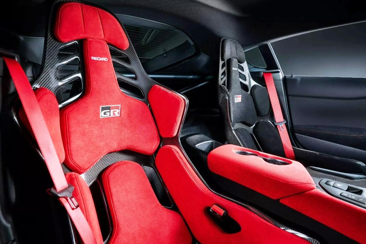 Toyota GR Supra A90 Final Edition inside seats