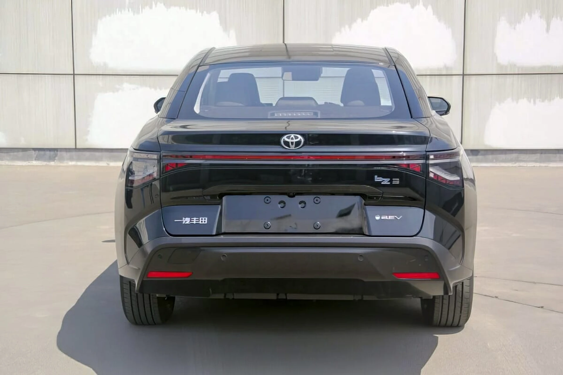 Toyota bZ3 rear