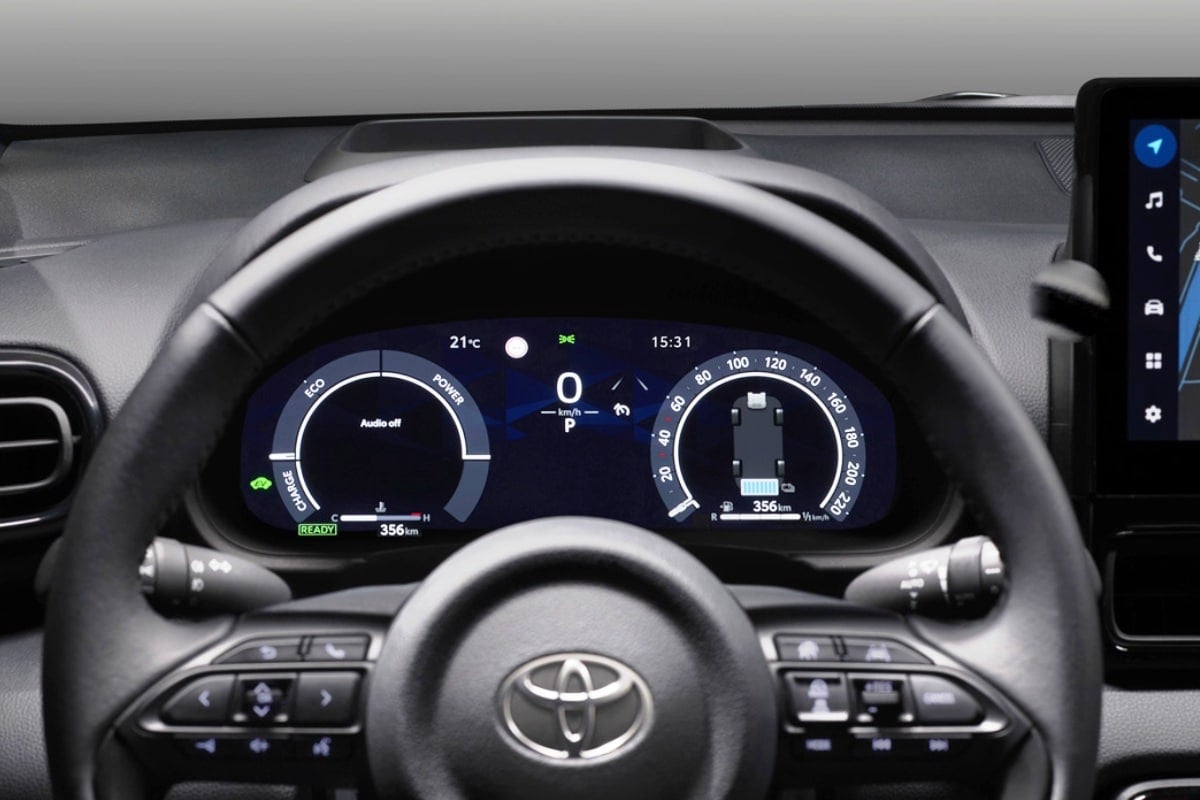 Toyota Yaris display