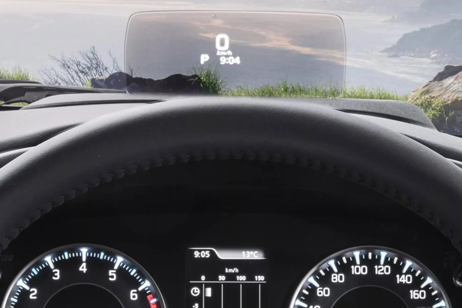 Toyota Starlet Cross inside display
