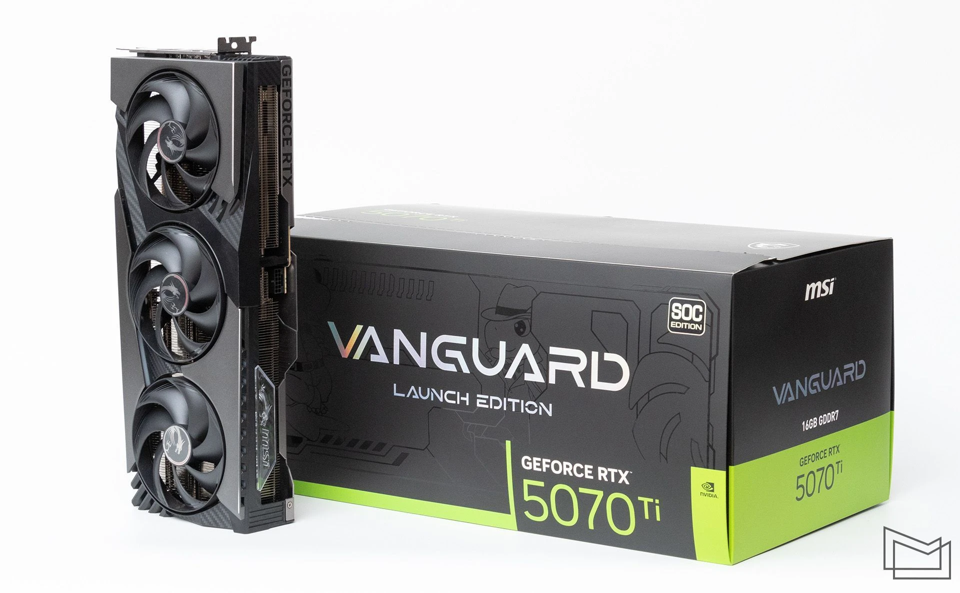 MSI GeForce RTX 5070 Ti VANGUARD SOC Launch Edition graphics MSI GeForce RTX 5070 Ti VANGUARD SOC Launch Edition graphics