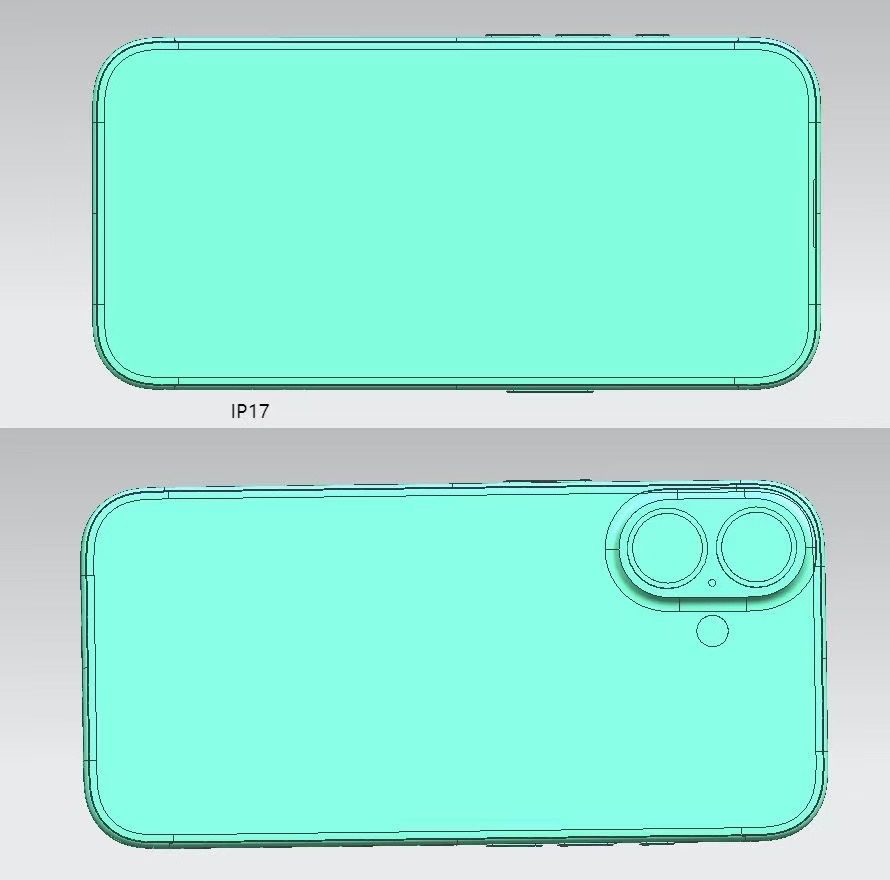 CAD-рендер iPhone 17