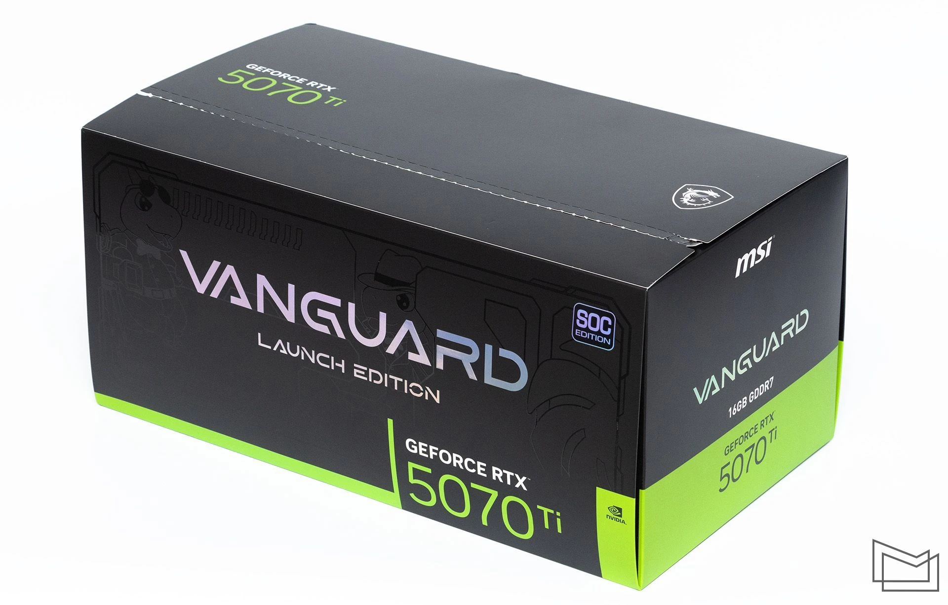MSI GeForce RTX 5070 Ti VANGUARD SOC Launch Edition graphics MSI GeForce RTX 5070 Ti VANGUARD SOC Launch Edition graphics