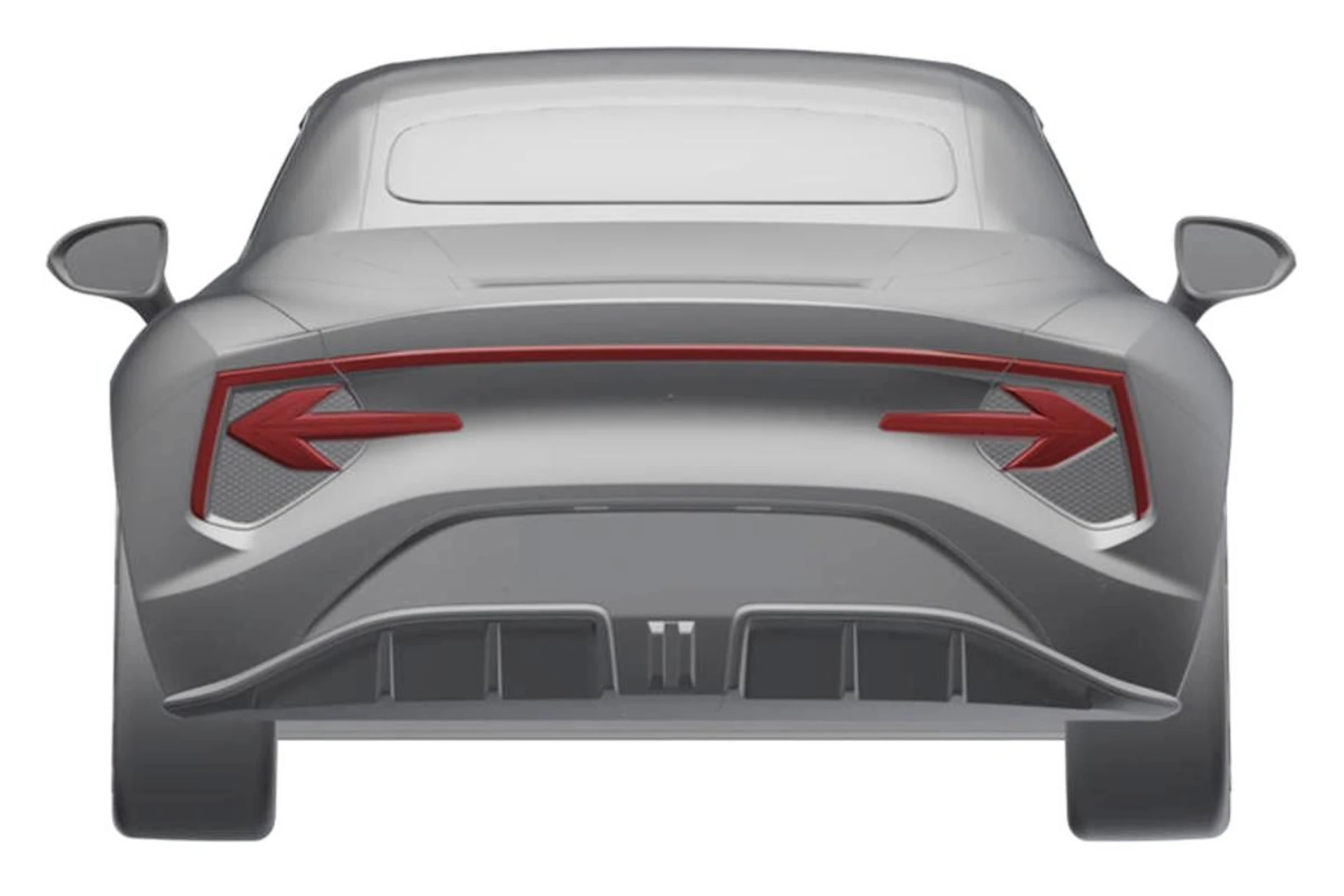 mg cyberster rear