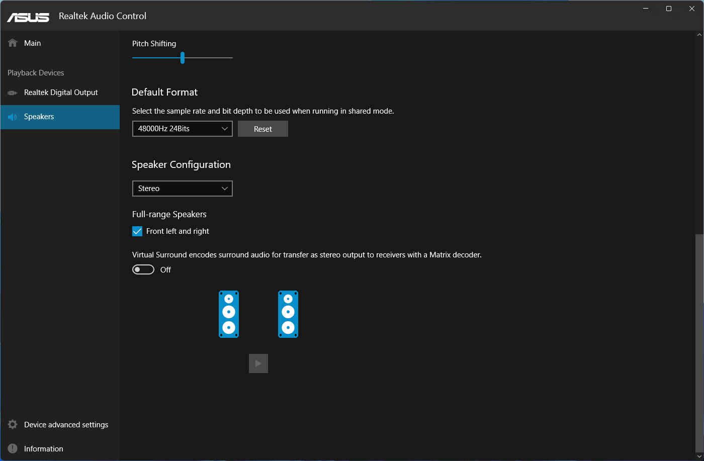 realtek audio control 2